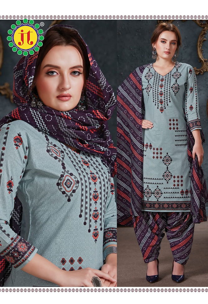 Jt Avantika 17 Casual Daily Wear Printed Cotton Dress Material Collection